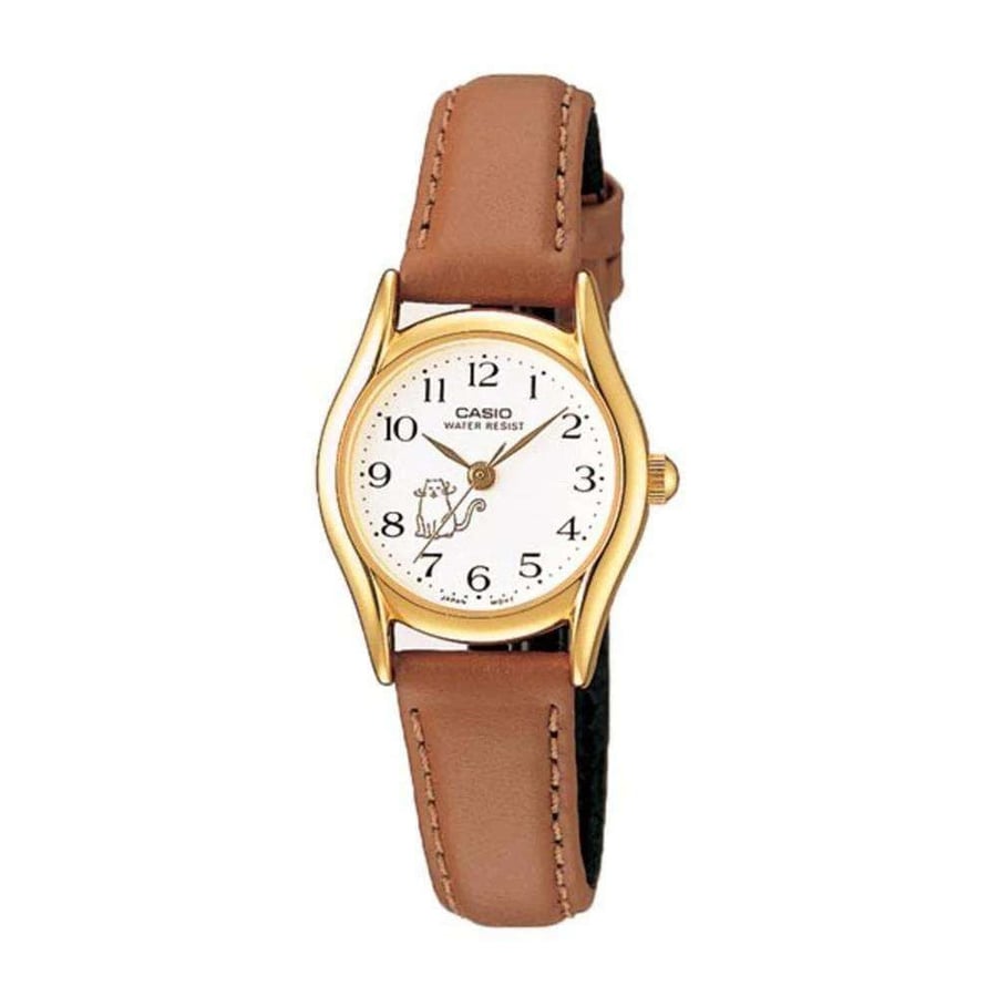 ساعة كاسيو جلد نسائي CASIO Analog Women Formal Watch LTP-1094Q-7B8RDF