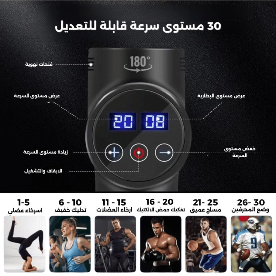 مسدس المساج المطور
