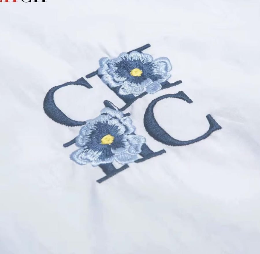قميص ch تطريز طبق الاصل