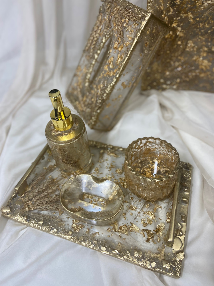 طقم مغسلة من 4 قطع