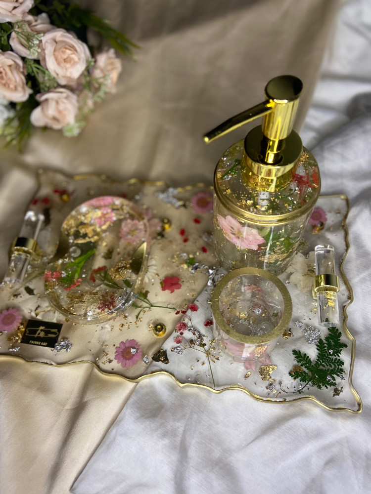 طقم مغسلة من 4 قطع