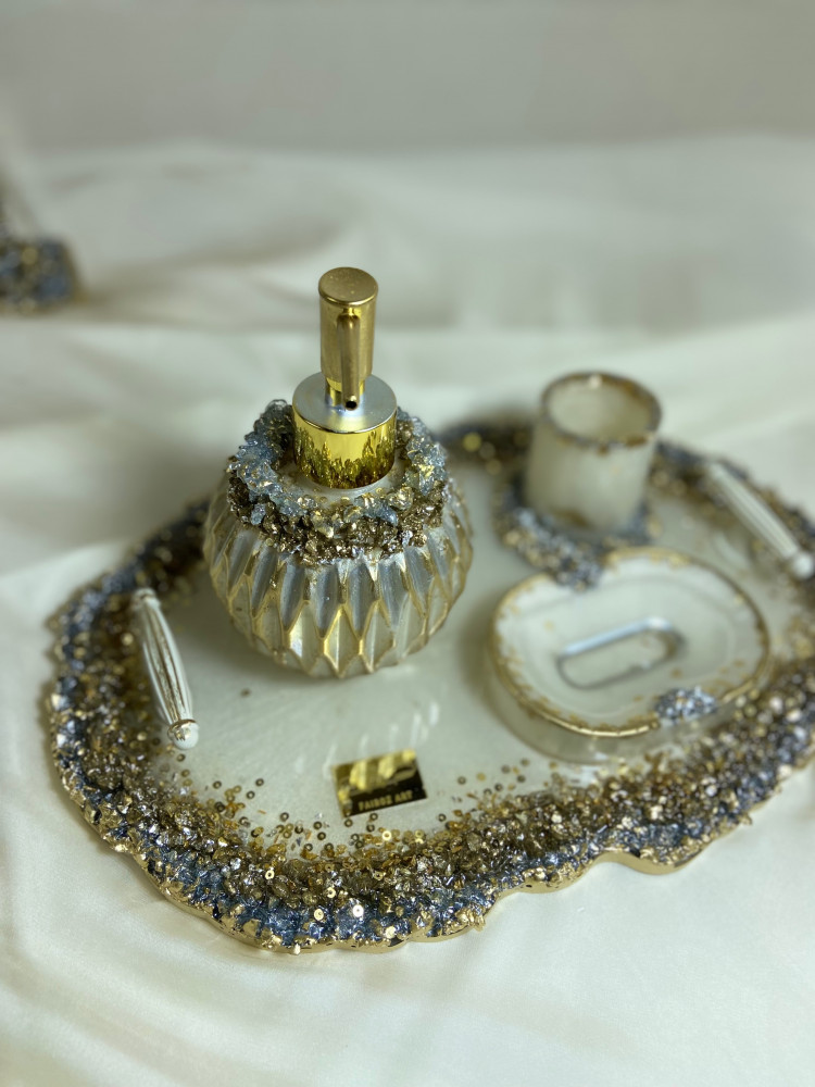 طقم مغسلة من 4 قطع