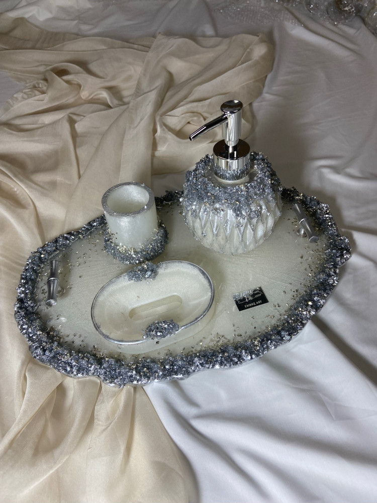 طقم مغسلة من 4 قطع