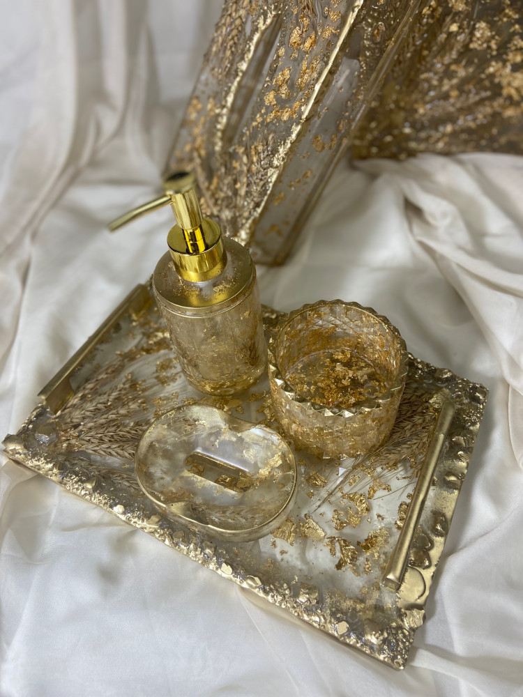طقم مغسلة من 4 قطع