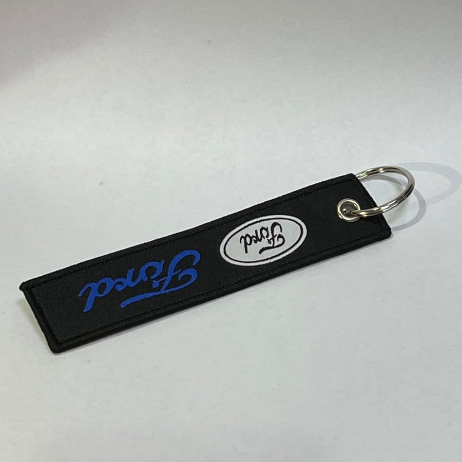 Car mirror hanging key fabric with logo