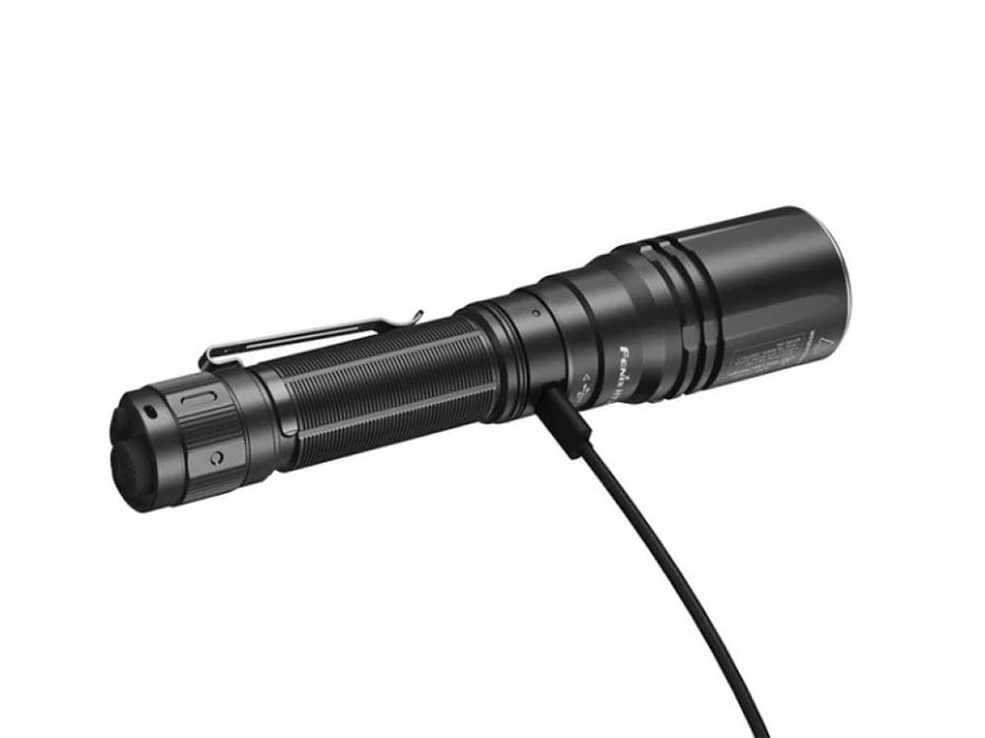 Fenix HT30R Laser Flashlight - "The arrow of light crossing distances" White laser illumination (Class 1), range 1500 meters, USB-C charging - ultimate precision and focus