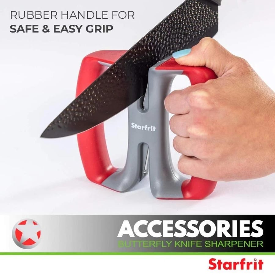 مسن السكاكين الاحترافي X-Sharpener المطور بمراحل سن متعددة - موديل KD0172R عودة هيبة الشفرة.. مسن X-Sharpener الذكي بسحل هندسي لسن السكاكين والمقاصات بلمحة عين