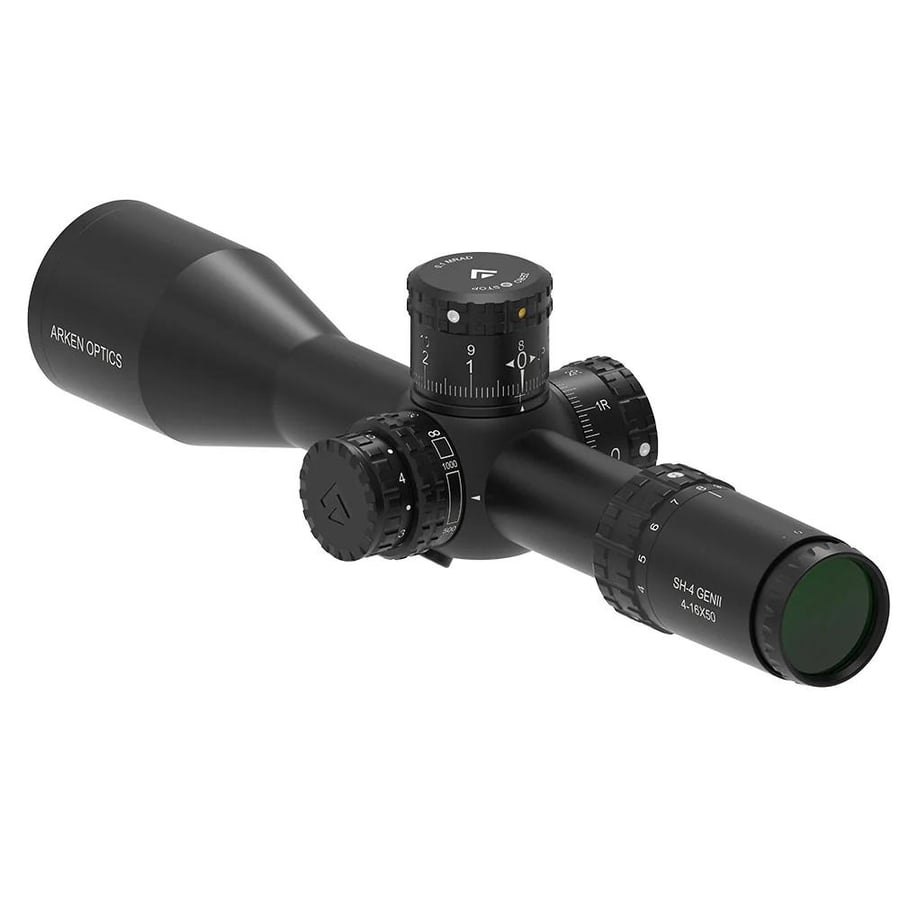 دربيل (ناظور) اركن Arken SH-4 GEN2 مقاس 50X16-4 القوة التكتيكية الجبارة - أنبوب 34 ملم ومستوى بؤري أول (FFP)