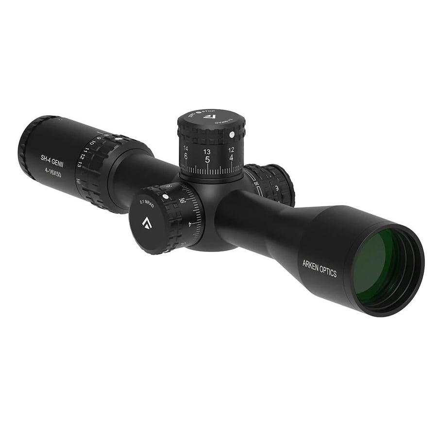 دربيل (ناظور) اركن Arken SH-4 GEN2 مقاس 50X16-4 القوة التكتيكية الجبارة - أنبوب 34 ملم ومستوى بؤري أول (FFP)