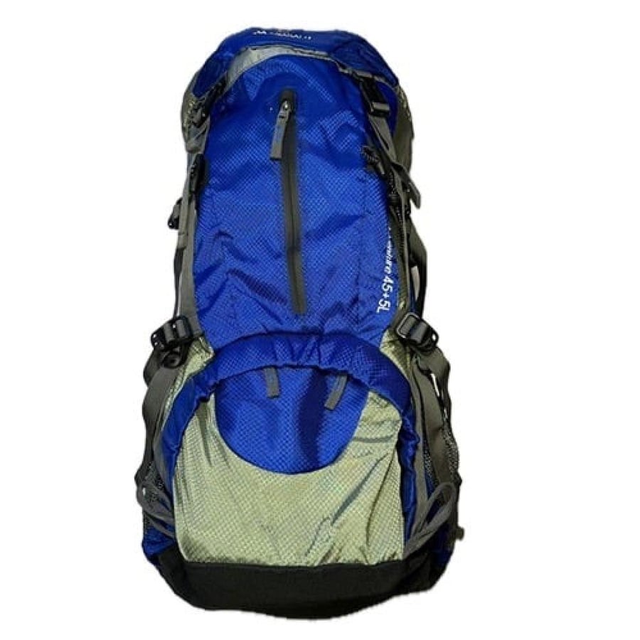 Outdoor professional backpack - blue - 50 liter capacity - exceptional for long adventures - comfortable design for strenuous trips