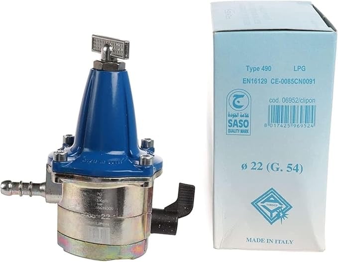 Gas converter, pressure regulator, Foker