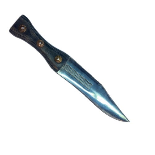 Rumman Bli professional knife with leather sheath - "Hand nerve and top hardness" powerful steel blade, design reduces friction, and a structure designed to last a long time