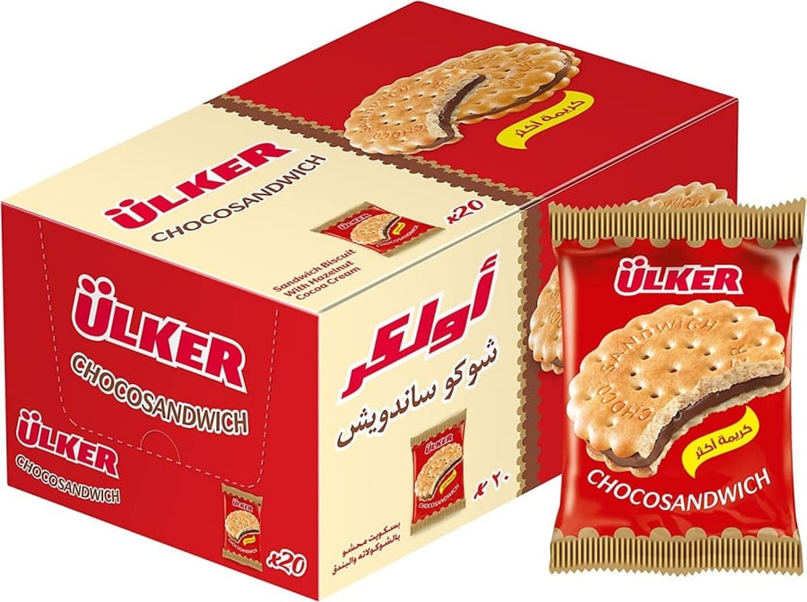 بسكويت شوكو  ساندوتش اولكر كرتون