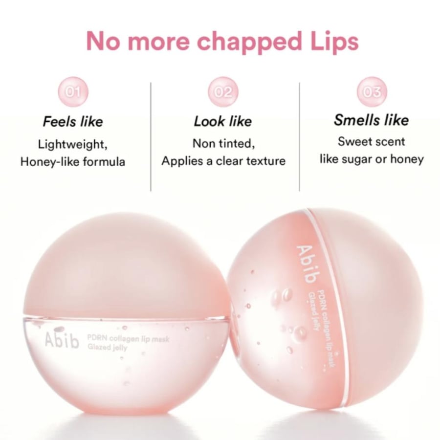 أبيب – قناع الشفاه بالكولاجين وPDRN بتركيبة الجيلي اللامعة 11جرام Abib - PDRN Collagen Lip Mask Glazed Jelly