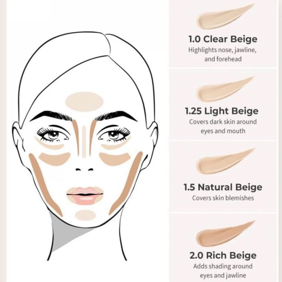 The Saem - Cover Perfection Tip Concealer كوفر بيرفكشن تيب كونسيلر  1.75Middle Beige