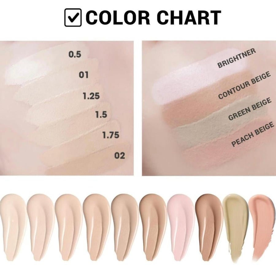 The Saem - Cover Perfection Tip Concealer كوفر بيرفكشن تيب كونسيلر  1.75Middle Beige
