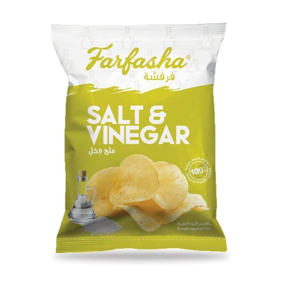 Dima Farfasha potato chips with salt and vinegar flavor 75 grams
