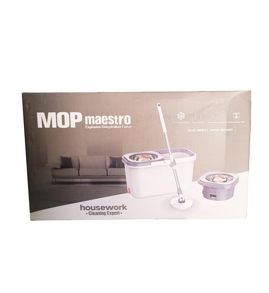 Maestro Arabic cleaning car with mop for cleaning floors with squeezing and drying mop 1069
