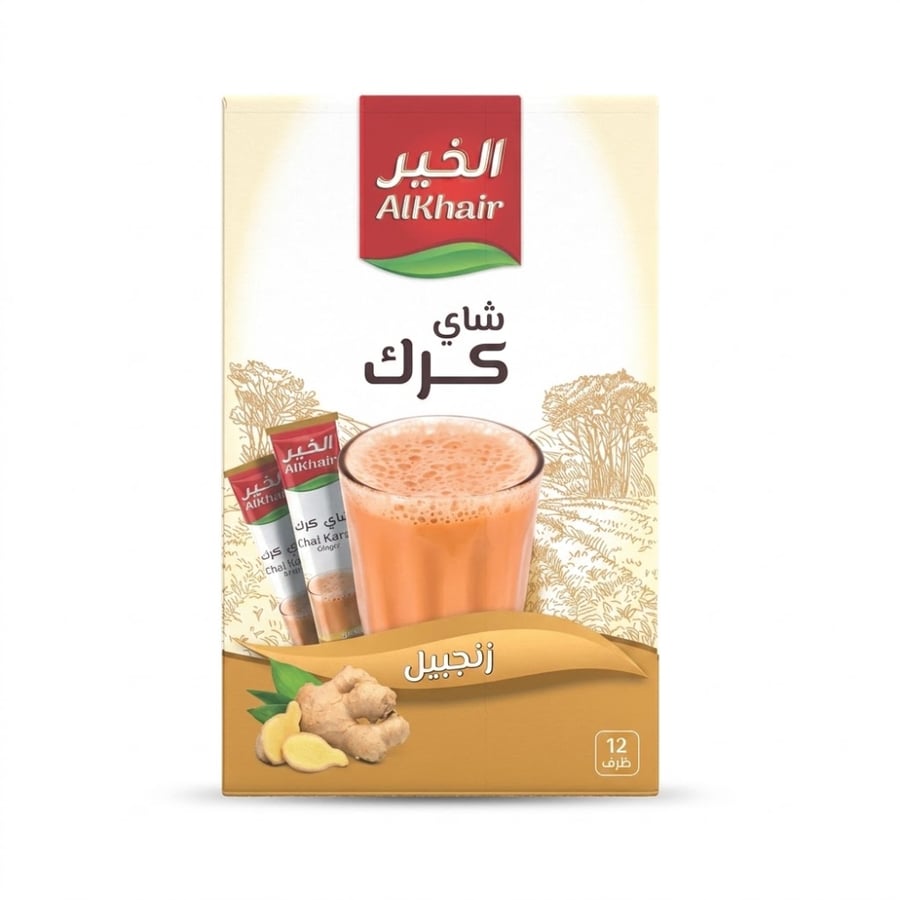 الخير شاي كرك زنجبيل 12ظرف