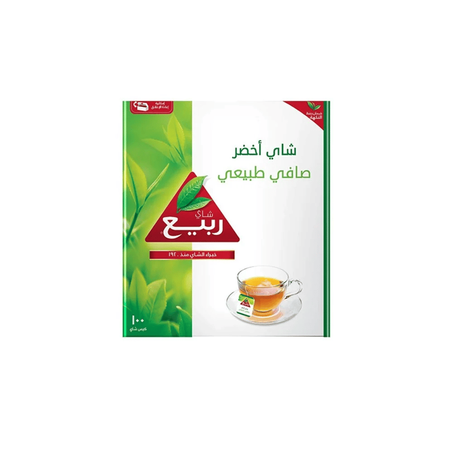 شاي ربيع اخضر صافي طبيعي 100 خيط