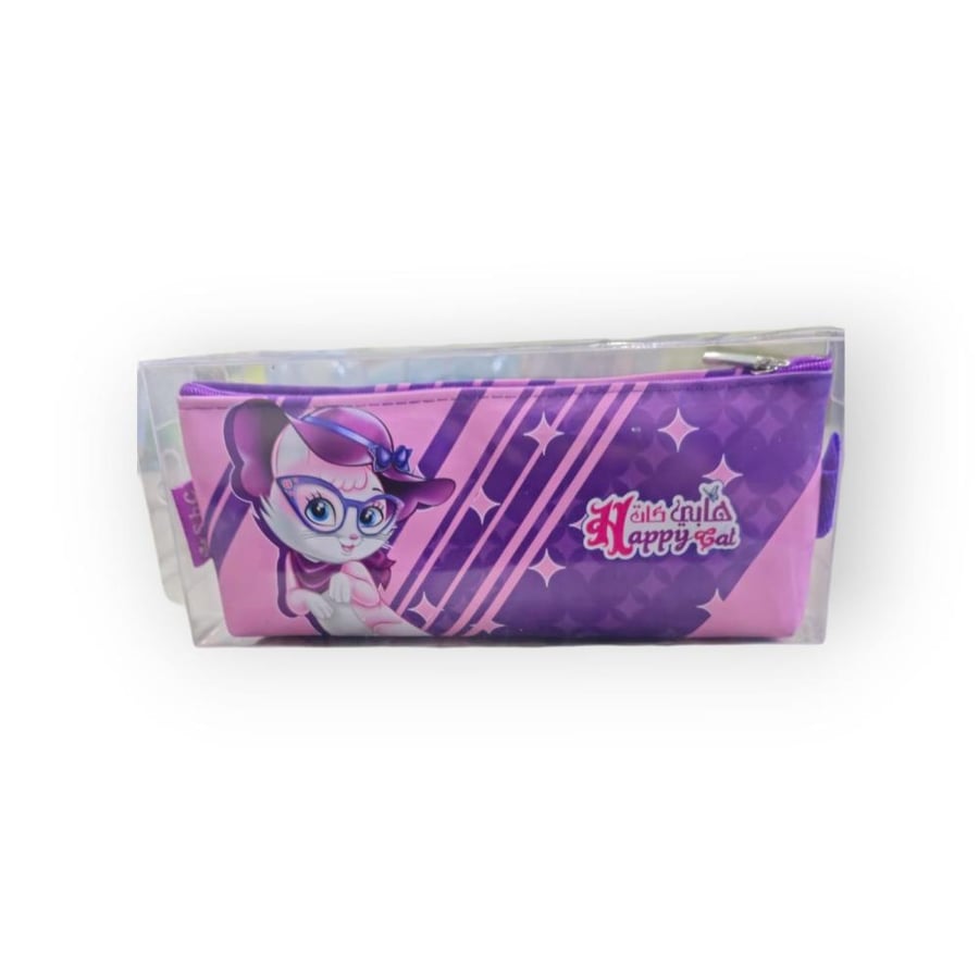 Triangular pencil case Happy Cat