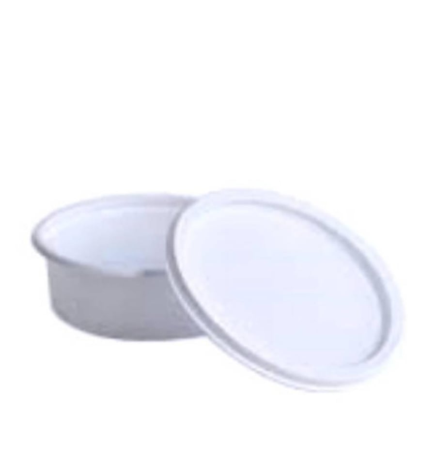 200 gram national plastic containers with lid, 50 pieces