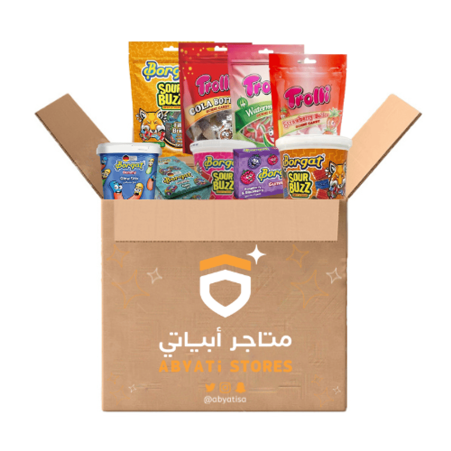 بوكس حلويات الجلي 9 منتجات