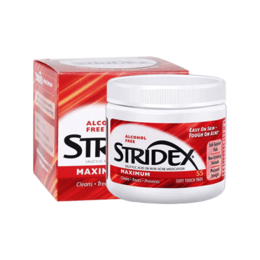Stridex cotton swabs for acne care