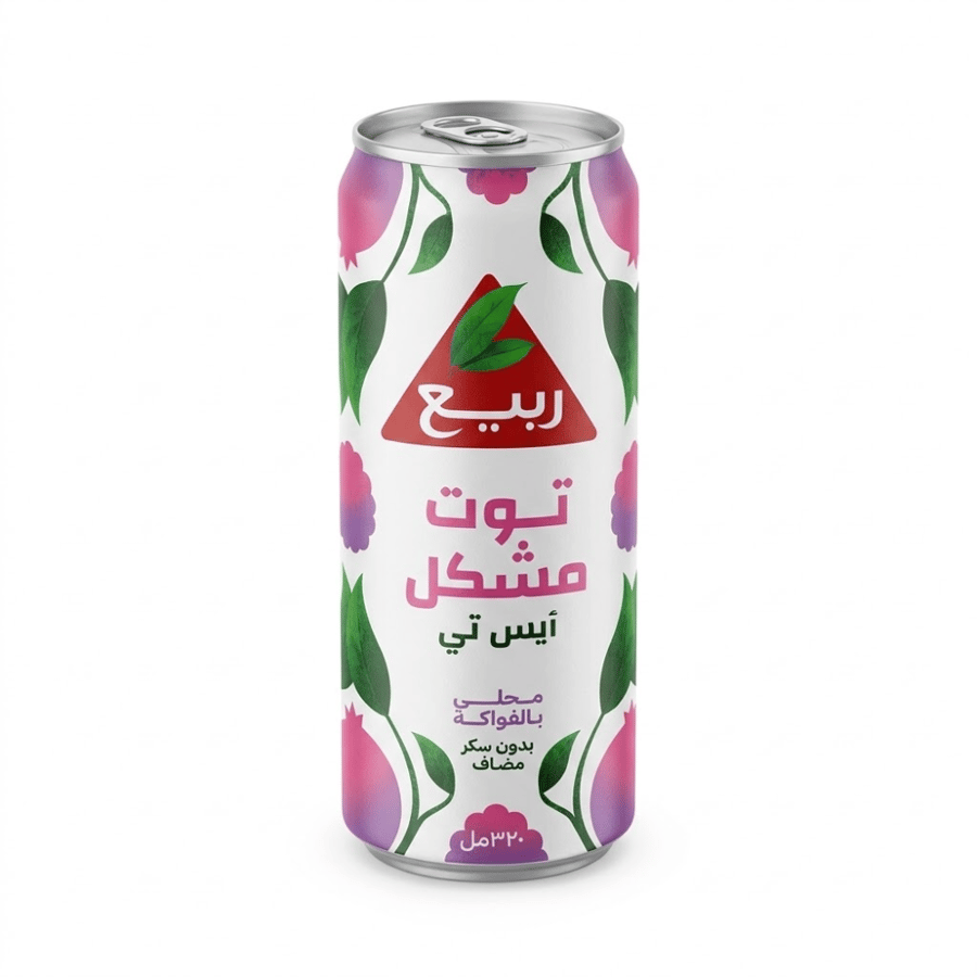 ايس تي الربيع توت مشكل بدون سكر  320مل