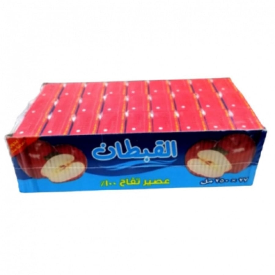 عصير القبطان بنكهة تفاح مصاص 250 مل * 27 حبة
