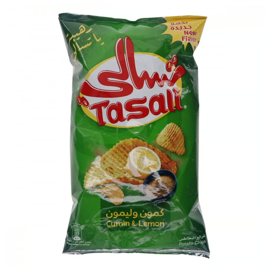 Tasali potato flavor cumin and lemon 155 grams