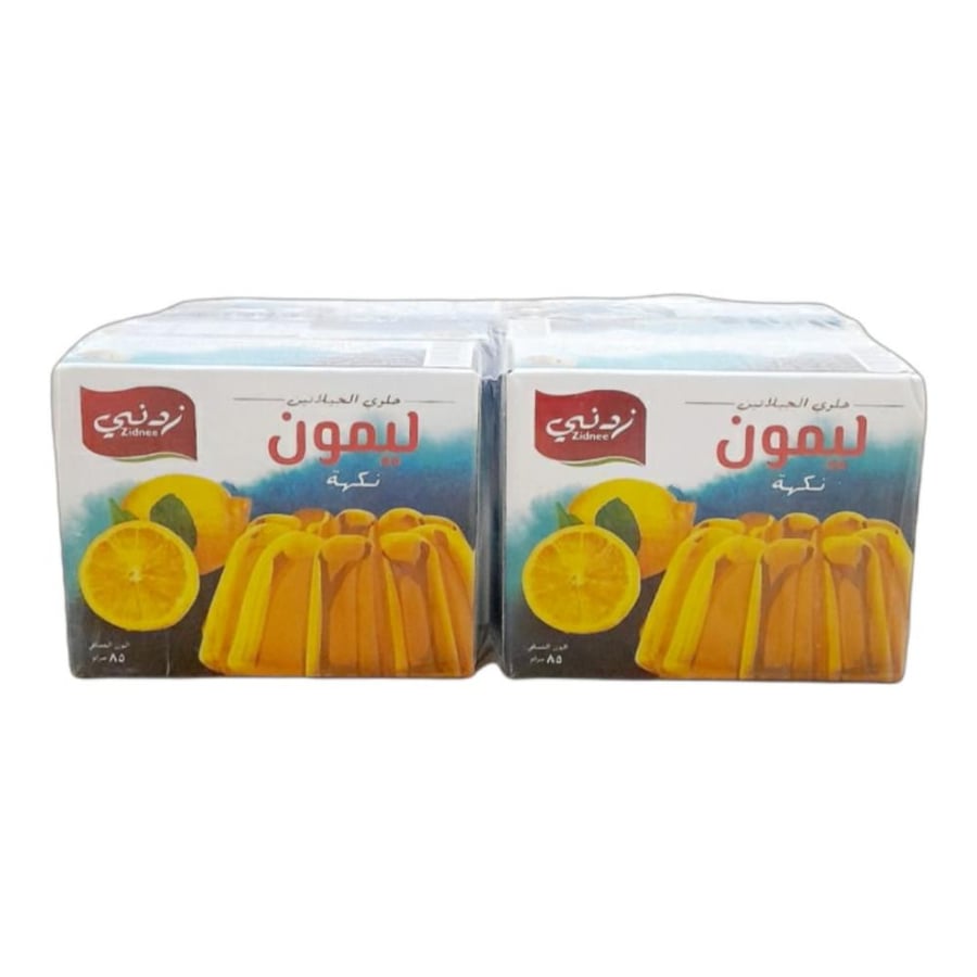 حلوى الجيلاتين نكهة الليمون 85 جرام * 6 حبة