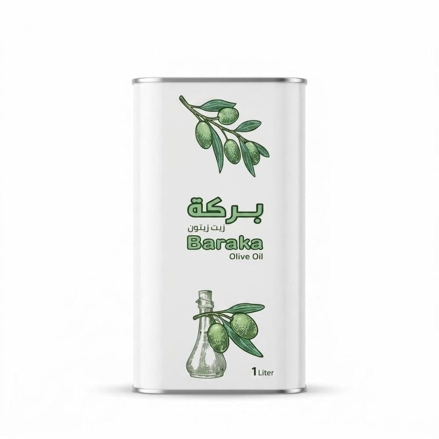 زيت زيتون بركة 1 لتر