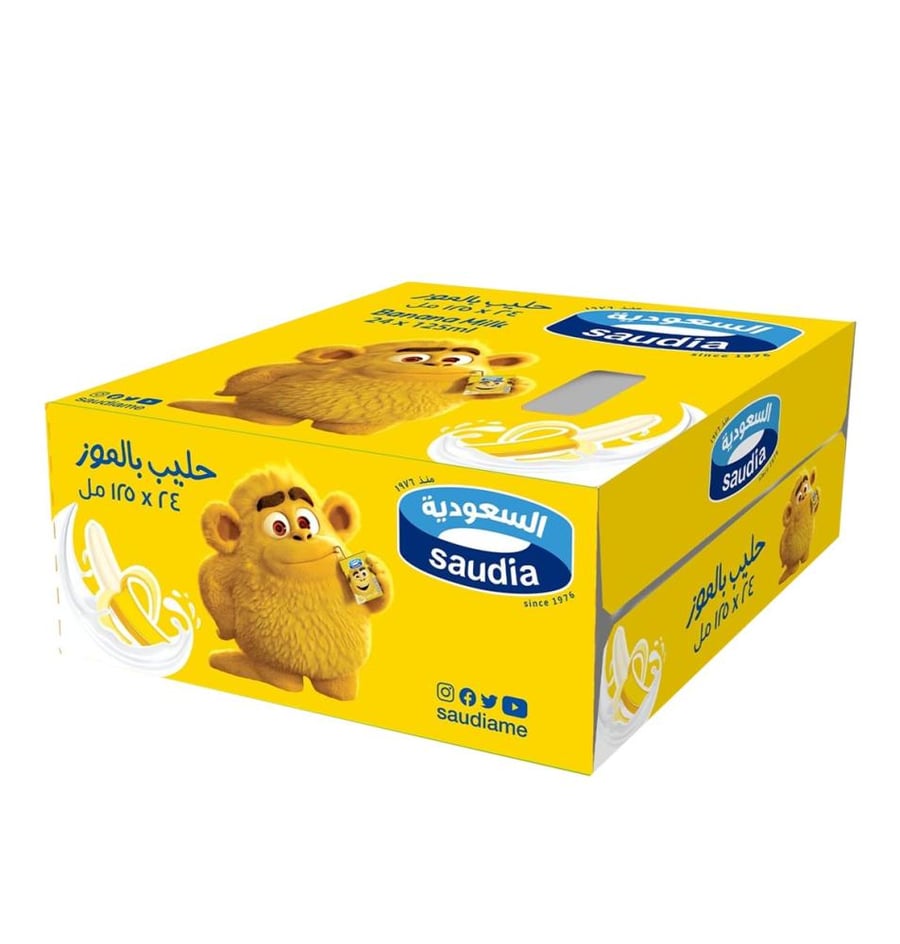 Saudi Banana Milk 125 ml *24