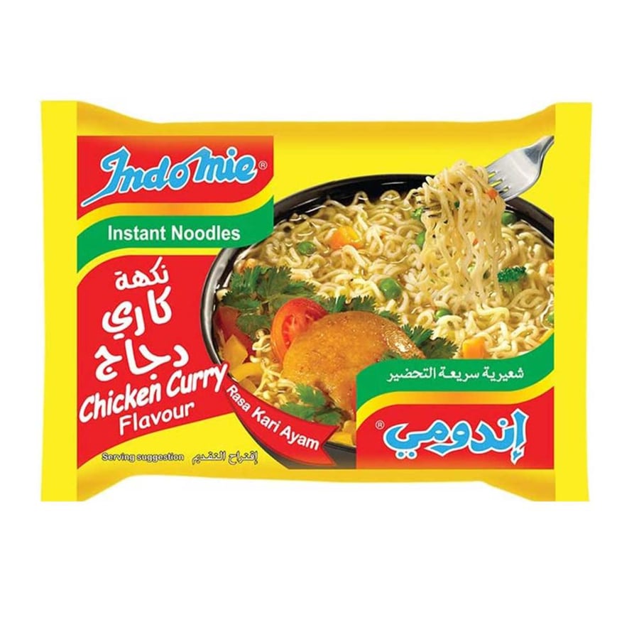 Indomie instant noodles with chicken curry flavor 75 grams