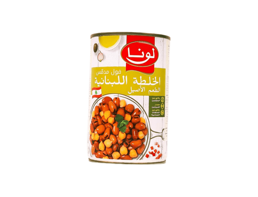 فول مدمس الخلطة اللبنانية لونا 450 جرام