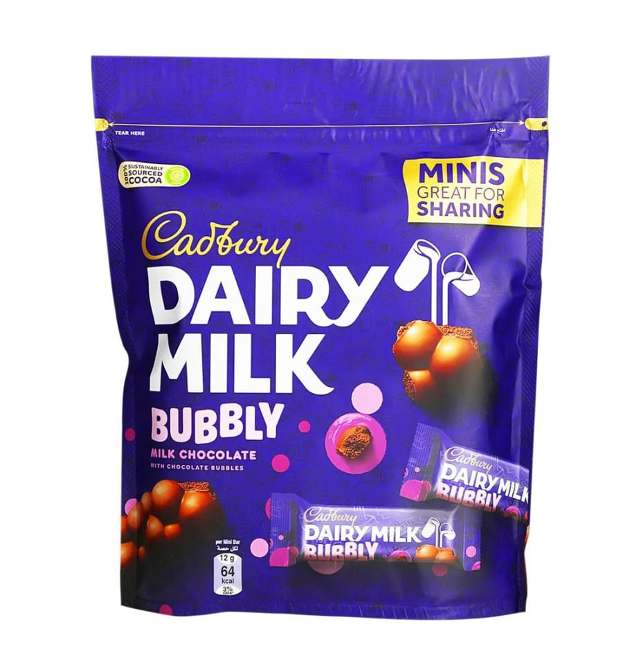 Cadbury Dairy Milk Pably Minis Chocolate 156 grams