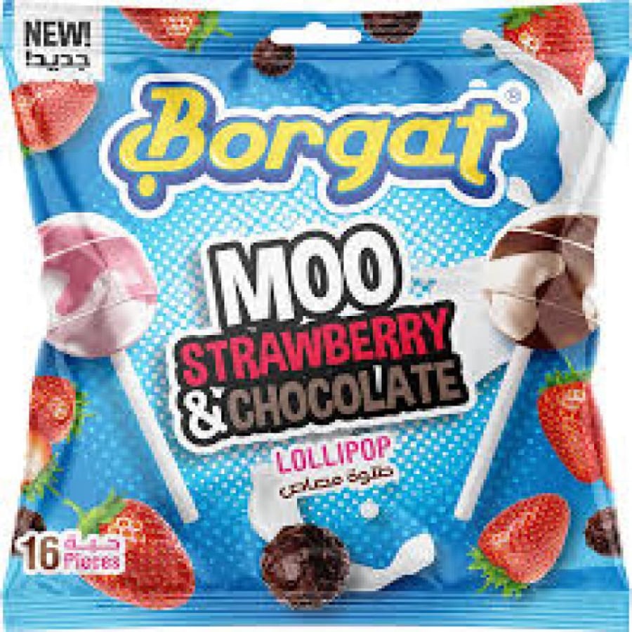 Barukat lollipop sweetness, not strawberry and chocolate, 16 pieces
