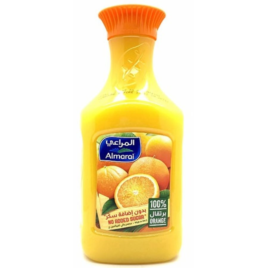 Almarai orange juice without added sugar 1.4 liters