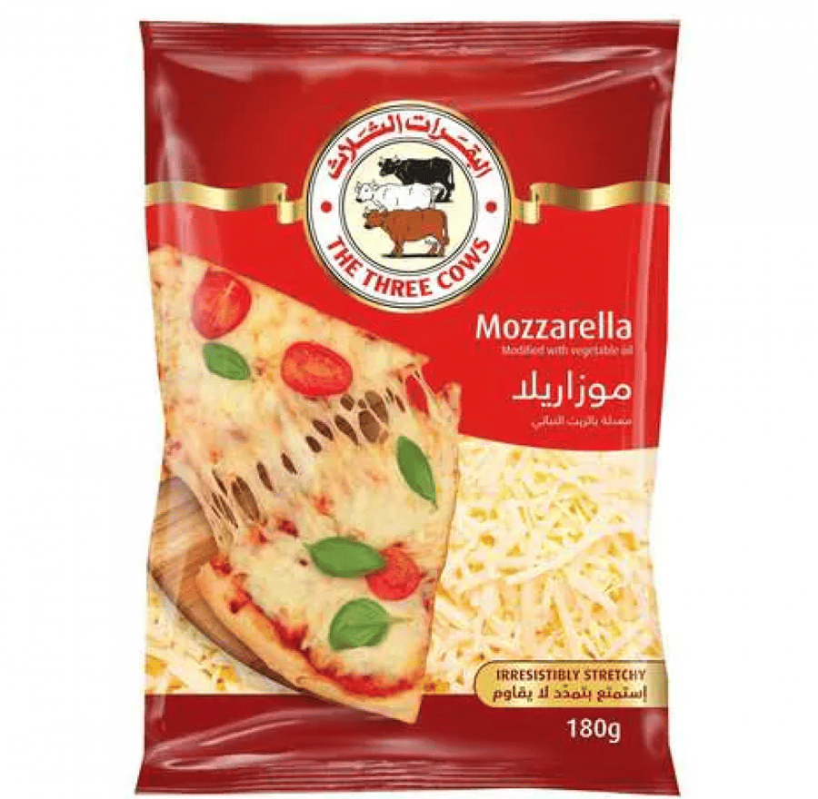جبن موزريلا البقرات الثلاث 180 جرام
