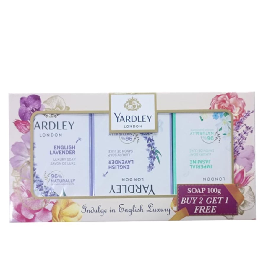 Yardley London Luxury Perfumed Soap - 3 * 100 gm