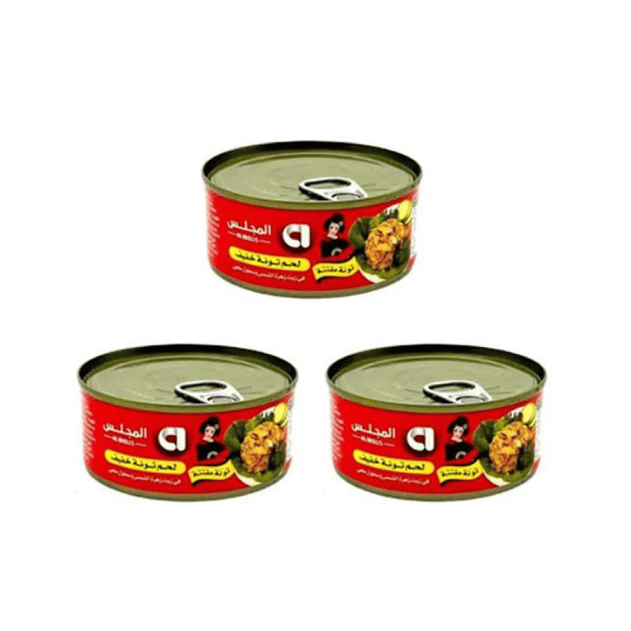 تونة المجلس مفتت 3 * 160 جرام