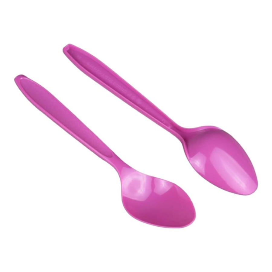 Plastic spoons, heavy-duty, 100 pieces
