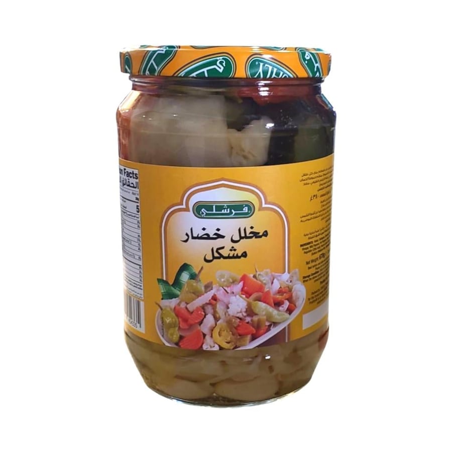 Mixed pickled cucumber fresh 670 grams