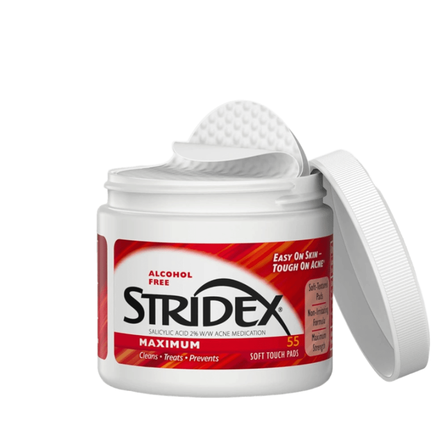 Stridex cotton swabs for acne care