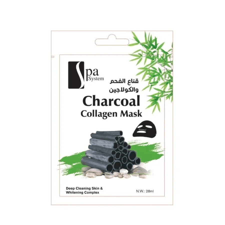 Charcoal and collagen mask - Spa System