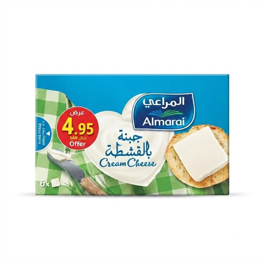جبنة مربعات المراعي 6 قطع 108 جرام