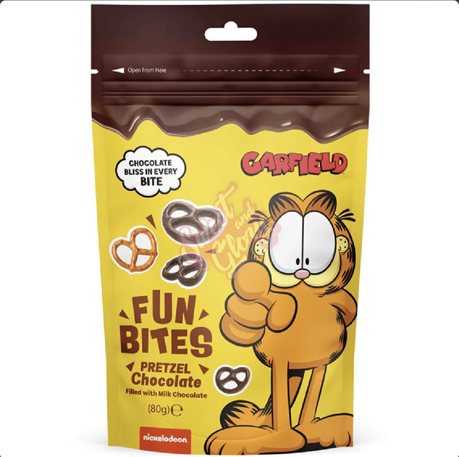 Garfield Pretzel Chocolate 80 grams