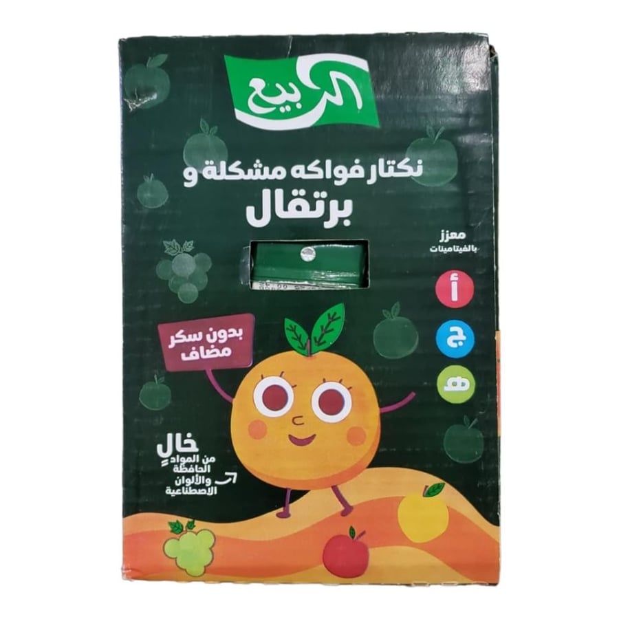 عصير نكتار فواكه مشكلة وبرتقال الربيع -18-120 مل