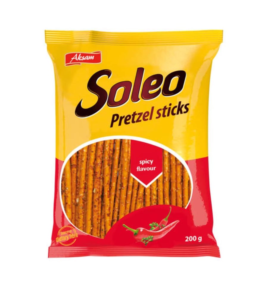 سوليو بريتزل ستيكس بنكهة حارة 200ج